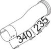 DINEX 54126 Exhaust Pipe